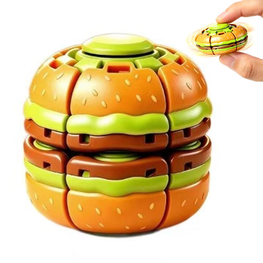 Fidget Spinner Bearing - Jouet anti-stress Burger Fidget Spinner, boule