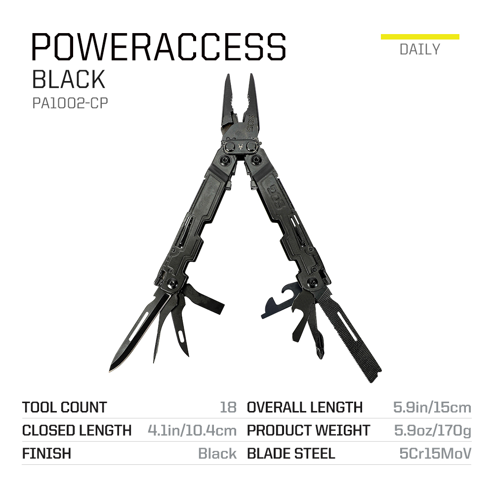SOG PowerAccess, outil multifo - Edc Everyday Carry Gear avis et prix