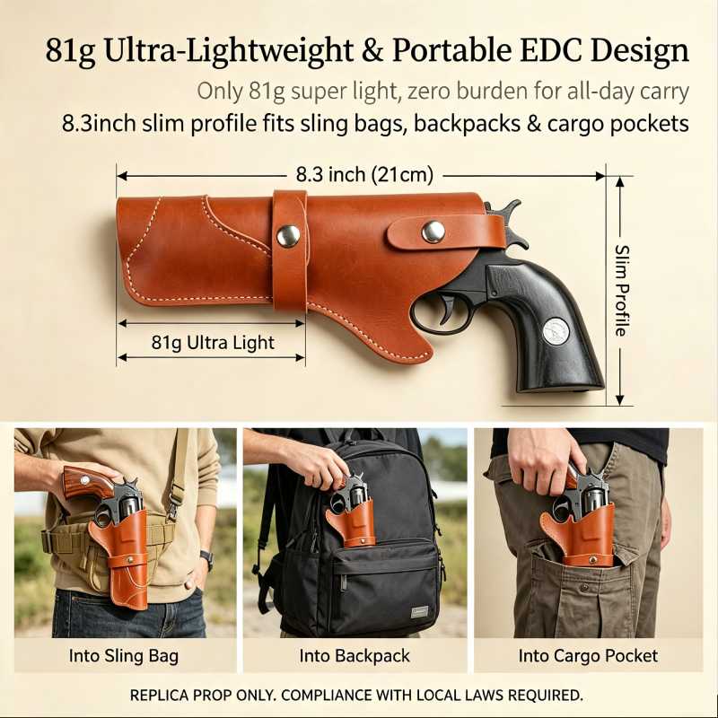 Étui de revolver vintage en cu - Edc Carry Belt Leather avis et prix